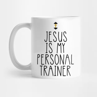 Jesus Is My Personal Trainer Funny Christian Faith Religious Cute Mug